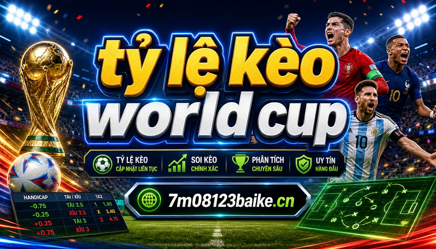 tỷ lệ kèo world cup