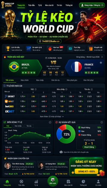 tỷ lệ kèo world cup screenshot 3
